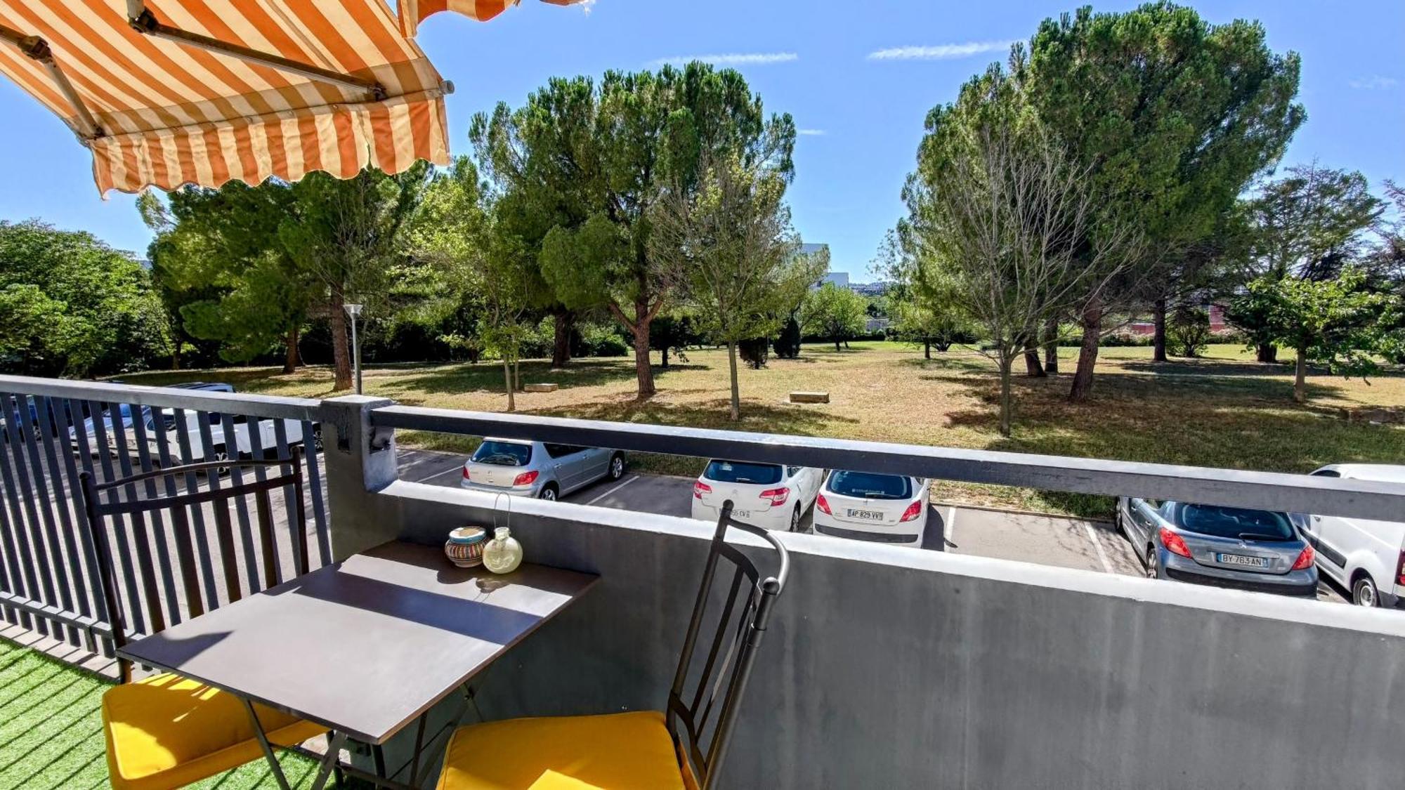 Studio Soleil Et Verdure - Montpellier Celleneuve Eksteriør bilde
